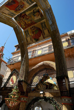 GLI ARCHI DI PASQUA a San Biagio Platani in Sicilia. Fotografie di Giulio Azzarello &copy;2014.