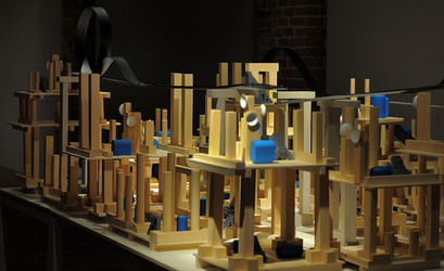 Mobile City installazione di Anne Clemence DeGrollee alla GAM di Palermo. Fotografie di Giulio Azzarello ©2017. Mobile City installazione di Anne Clemence DeGrollee alla GAM di Palermo. Fotografie di Giulio Azzarello ©2017.