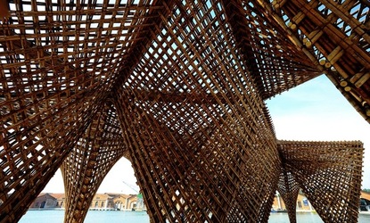STRUTTURA di LEGNO BIENNALE di ARCHITETTURA di VENEZIA. Foto di G.Azzarello ©2018. STRUTTURA di LEGNO BIENNALE di ARCHITETTURA di VENEZIA. Foto di G.Azzarello ©2018.