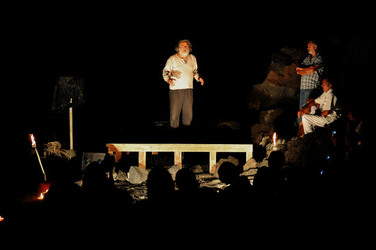 L ULISSE di e con Mimmo Cuticchio. Fotografie di Giulio Azzarello &copy;2014.