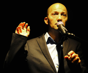 DARIO FERRARI E NINA LOMBARDINO attori italiani. Fotografie di Giulio Azzarello &copy;2014.