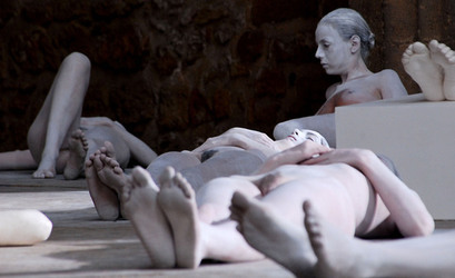 VANESSA BEECROFT allo Spasimo di Palermo alcuni momenti. Fotografie di Giulio Azzarello &copy;2014.