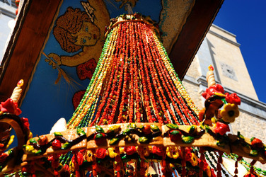 GLI ARCHI DI PASQUA a San Biagio Platani in Sicilia. Fotografie di Giulio Azzarello &copy;2014.
