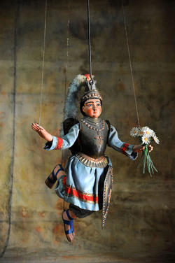 OPERA DEI PUPI dei maestri Mimmo e Nino Cuticchio. Fotografie di Giulio Azzarello &copy;2014.