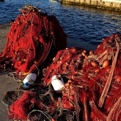RETI DA PESCA. Fotografie di Giulio Azzarello &copy;2022.