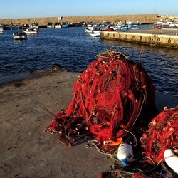 RETI DA PESCA. Fotografie di Giulio Azzarello &copy;2022.