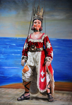 OPERA DEI PUPI dei maestri Mimmo e Nino Cuticchio. Fotografie di Giulio Azzarello &copy;2014.