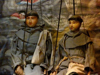 SAN FRANCESCO all Opera dei Pupi di Mimmo Cuticchio. Ogni momento fotografie di Giulio Azzarello &copy;2014.