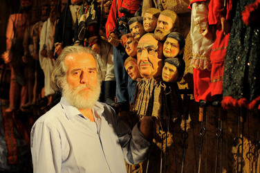 MIMMO CUTICCHIO puparo siciliano ritratti. Fotografie di Giulio Azzarello &copy;2014.