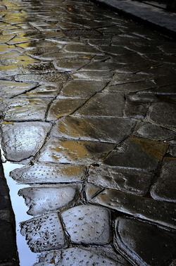 LASTRICATO nel centro storico di Firenze. Fotografie di Giulio Azzarello &copy;2016.