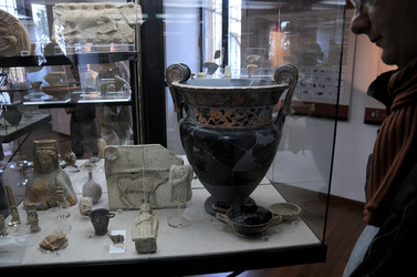 LA VENERE DI MORGANTINA e il suo ritorno dagli USA al museo archeologico di Aidone. Fotografie di Giulio Azzarello &copy;2014.