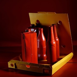 PIZZA ROSSA. Fotografia di Giulio Azzarello ©2023.