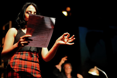 IL CABARET di Moschella Mul&egrave; attori e registi siciliani italiani. Foto di Giulio Azzarello &copy;2014.