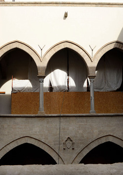 LOGGIATO arabo normanno allo Steri di Palermo. Fotografie di Giulio Azzarello &copy;2014.