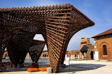 STRUTTURA di LEGNO BIENNALE di ARCHITETTURA di VENEZIA. Foto di G.Azzarello ©2018. STRUTTURA di LEGNO BIENNALE di ARCHITETTURA di VENEZIA. Foto di G.Azzarello ©2018.