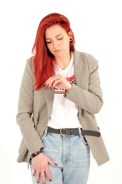 LUCREZIA artista modella attrice. Fotografie di Giulio Azzarello &copy;2018.