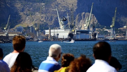 FRECCE TRICOLORE fotografie di Giulio Azzarello &copy;2018.