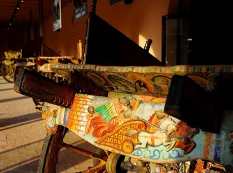 MUSEO DEL CARRETTO SICILIANO D Aumale. Fotografie di Giulio Azzarello &copy;2018.