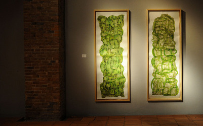 Installazione di Anne Clemence DeGrollee alla GAM di Palermo. Fotografie di Giulio Azzarello ©2017. Installazione di Anne Clemence DeGrollee alla GAM di Palermo. Fotografie di Giulio Azzarello ©2017.