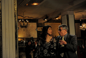 HAROLD PINTER drammaturgo inglese al teatro Candelai di Palermo. Fotografie di Giulio Azzarello ©2014. HAROLD PINTER drammaturgo inglese al teatro Candelai di Palermo. Fotografie di Giulio Azzarello ©2014.