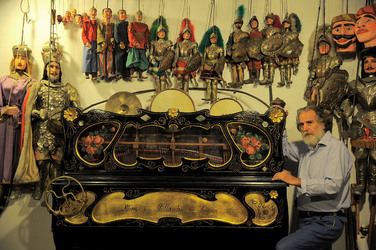 MIMMO CUTICCHIO puparo siciliano ritratti. Fotografie di Giulio Azzarello &copy;2014.