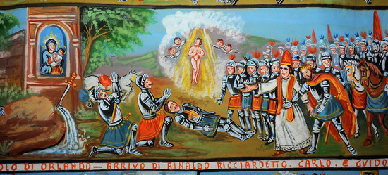 OPERA DEI PUPI dei maestri Mimmo e Nino Cuticchio. Fotografie di Giulio Azzarello &copy;2014.