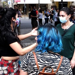 TEATRANTI che manifestano. Fotografie di Giulio Azzarello ©2020. TEATRANTI che manifestano. Fotografie di Giulio Azzarello ©2020.