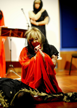 SPETTACOLO di Sara Favar&ograve; e della sua compagnia. Fotografie di Giulio Azzarello &copy;2015 2016.