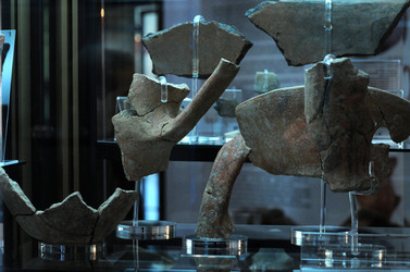LA VENERE DI MORGANTINA e il suo ritorno dagli USA al museo archeologico di Aidone. Fotografie di Giulio Azzarello &copy;2014.