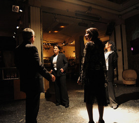 HAROLD PINTER drammaturgo inglese al teatro Candelai di Palermo. Fotografie di Giulio Azzarello ©2014. HAROLD PINTER drammaturgo inglese al teatro Candelai di Palermo. Fotografie di Giulio Azzarello ©2014.