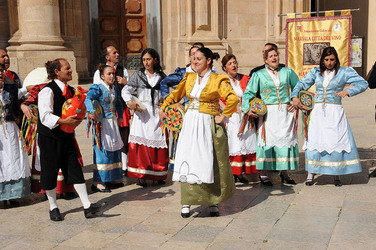 GRUPPO FOLK SICILIANO a Marsala. Fotografie di Giulio Azzarello &copy;2014.