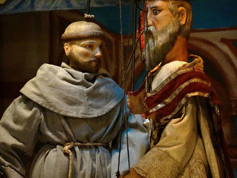 SAN FRANCESCO all Opera dei Pupi di Mimmo Cuticchio. Ogni momento fotografie di Giulio Azzarello &copy;2014.