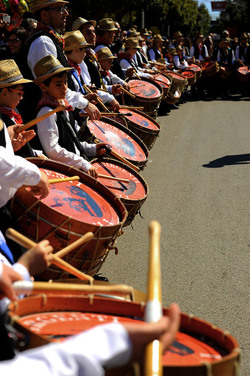 Tamburai siciliani di Agrigento. Fotografie di Giulio Azzarello &copy;2017.