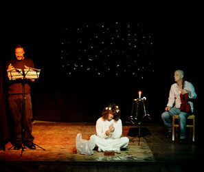 CLOCHARD uno spettacolo di e con Ludovico Caldarera. Fotografie di Giulio Azzarello &copy;2017.