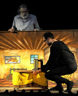 OPERA DEI PUPI di Mimmo Cuticchio in uno spettacolo natalizio a Palermo. Fotografie di Giulio Azzarello ©2014. OPERA DEI PUPI di Mimmo Cuticchio in uno spettacolo natalizio a Palermo. Fotografie di Giulio Azzarello ©2014.