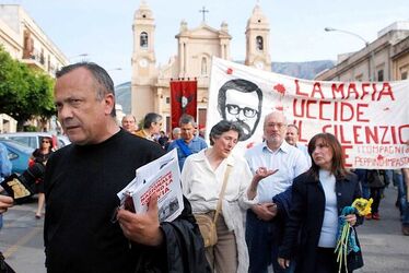 PEPPINO IMPASTATO e il suo mito. Fotografie di Giulio Azzarello ©2014.