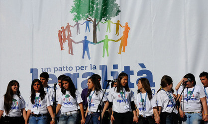 GIORNATE FALCONE E BORSELLINO a Palermo ogni anno. Fotografia di Giulio Azzarello &copy;2014.