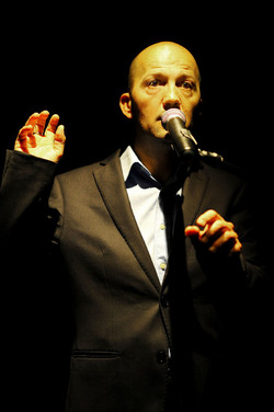 DARIO FERRARI E NINA LOMBARDINO attori italiani. Fotografie di Giulio Azzarello &copy;2014.