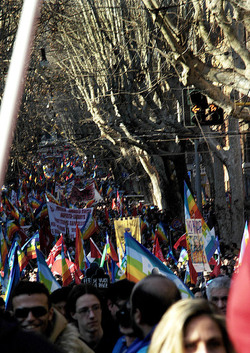 MANIFESTAZIONE per la PACE. Fotografie di Giulio Azzarello ©2014. MANIFESTAZIONE per la PACE. Fotografie di Giulio Azzarello ©2014.