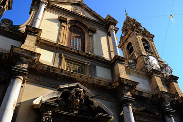 CHIESA S.IGNAZIO all Olivella a Palermo. Fotografie di Giulio Azzarello ©2014.