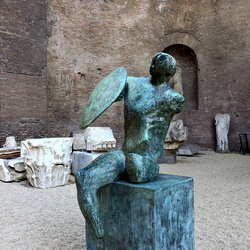 HENRY MOORE mostra a Roma Fotografie di Giulio Azzarello &copy;2016.