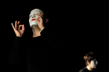 DARIO FERRARI E NINA LOMBARDINO attori italiani. Fotografie di Giulio Azzarello &copy;2014.