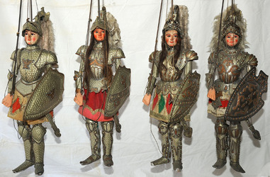 PUPI SICILIANI del 900 e dell 800. Collezione Cuticchio. Fotografie di Giulio Azzarello &copy;2014.