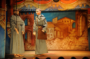 SAN FRANCESCO all Opera dei Pupi di Mimmo Cuticchio. Ogni momento fotografie di Giulio Azzarello &copy;2014.