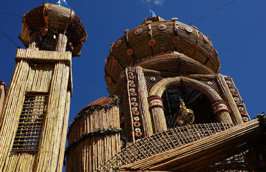 GLI ARCHI DI PASQUA a San Biagio Platani in Sicilia. Fotografie di Giulio Azzarello &copy;2014.