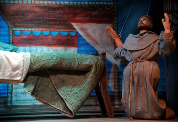 SAN FRANCESCO all Opera dei Pupi di Mimmo Cuticchio. Ogni momento fotografie di Giulio Azzarello &copy;2014.