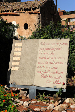 LAPIDE BORSELLINO a Palermo. Fotografie di Giulio Azzarello ©2014.