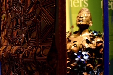 VENEZIA installazione nigeriana inizio Arsenale. Biennale Arch. Cont.. Fotografie di Giulio Azzarello &copy;2022.