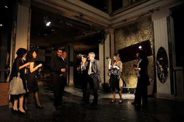 HAROLD PINTER drammaturgo inglese al teatro Candelai di Palermo. Fotografie di Giulio Azzarello ©2014. HAROLD PINTER drammaturgo inglese al teatro Candelai di Palermo. Fotografie di Giulio Azzarello ©2014.