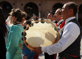 GRUPPO FOLK SICILIANO a Marsala. Fotografie di Giulio Azzarello &copy;2014.